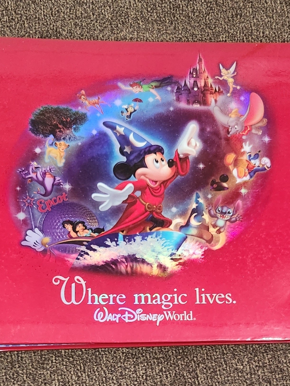 Disney Red Sorcerer Mickey Binder - Walt Disney World
